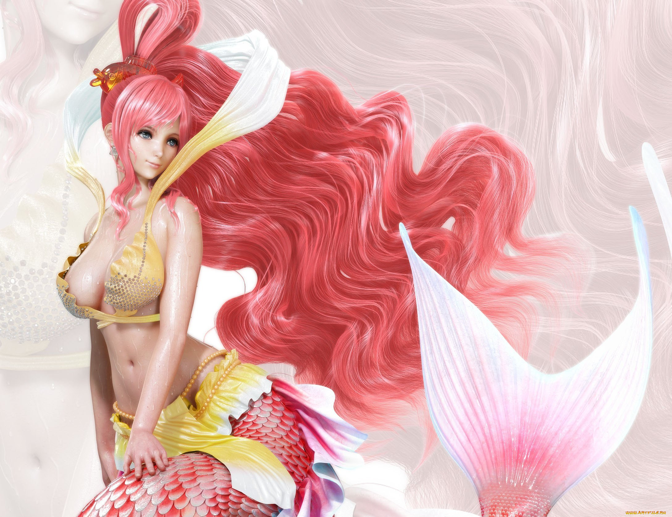 3 ,  , anime, one, piece, , ikedan, , , shirahoshi